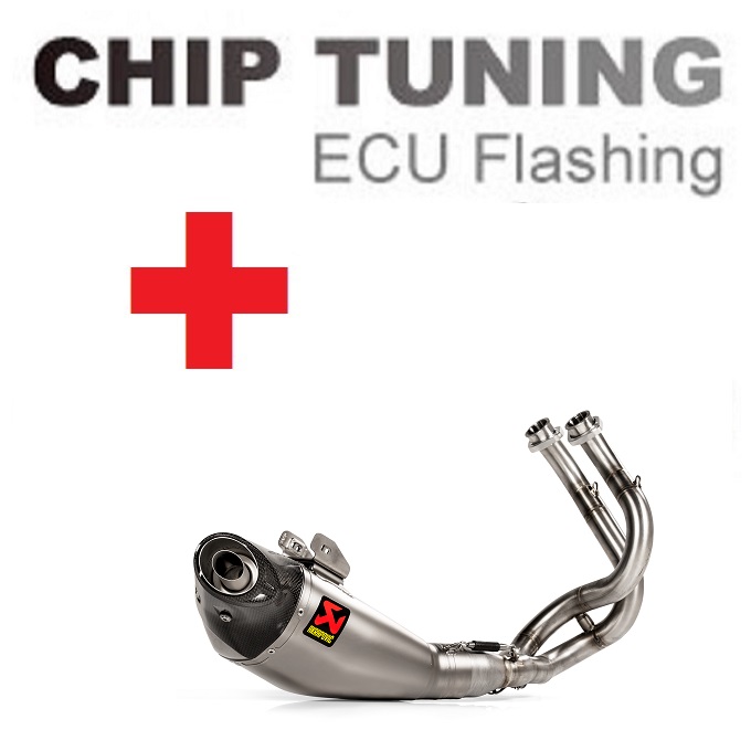 Kawasaki Z650 / Ninja 650 2017-2020 nagyteljesítményű ECU Flash Tuning + Akrapovic S-K6R12-HEGEHT (3. szakasz)