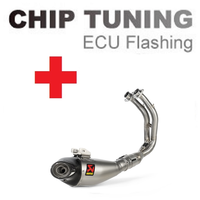 Kawasaki Z650 Ninja 650 2021-2023 nagyteljesítményű ECU Flash Tuning + Akrapovic S-K6R14-Hegeht (3. szakasz)