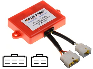 Kawasaki ZZR600 ZX-6 ZX600 gyújtógyújtó modul CDI TCI Box 21119-1285 J4T03071