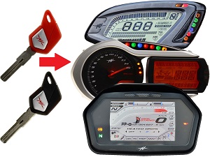 MV Agusta Programming 2X TransPonder Chip Key →egység
