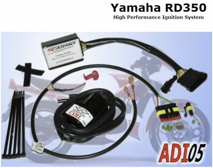 Yamaha rd350 ypvs gyújtógátlási modul cdi tci dobozkészlet 29k 31k