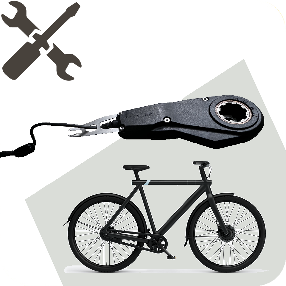 VanMoOF E-SHIFTER ESHIFTER ELEKTRONIKS javítás-Revízió (26-E01, 44. hiba)