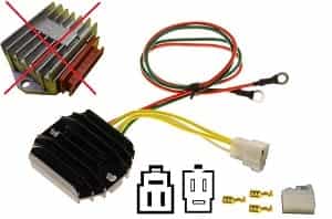 Carr5115 Rotax MOSFET feszültségszabályozó egyenirányító (343620, 362001, 343152) + Contra