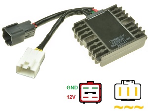 Suzuki AN400 Burgman MOSFET feszültségszabályozó (OEM 32800-47H50, 32800-05H20)