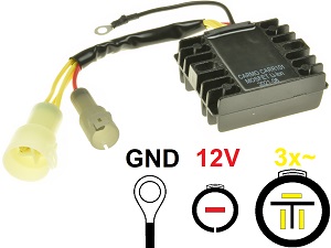 Carr101-DF-MOSFET Suzuki DF40 DF50 Johnson Evinrude 40HP 50HP feszültségszabályozó egyenirányító lítium-ion 1999-2010