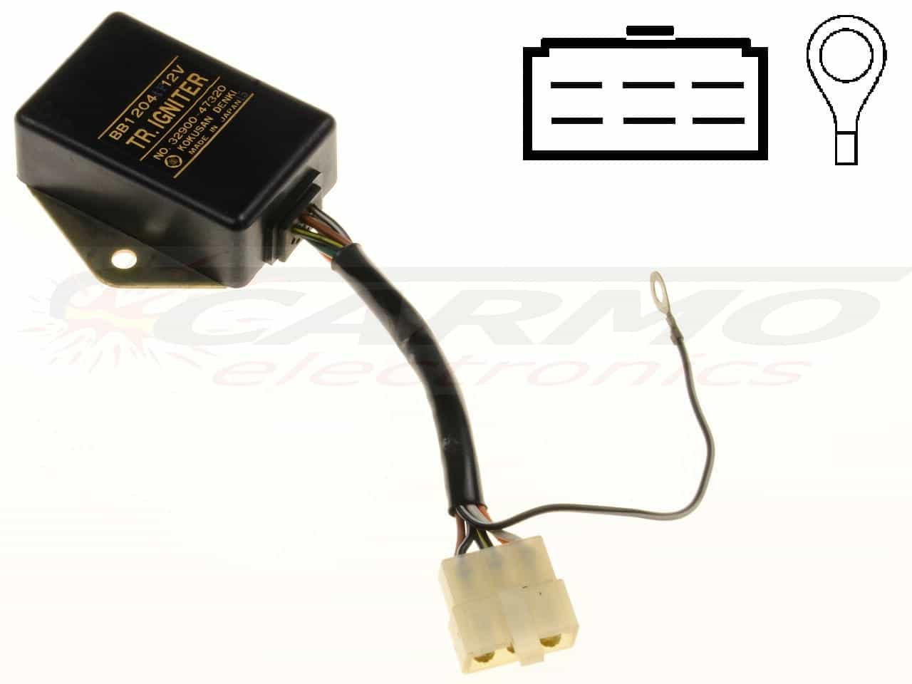 GS400 - GS650 Gyújtógátlási Modul CDI TCI DOOZ (BB1203, BB1204)