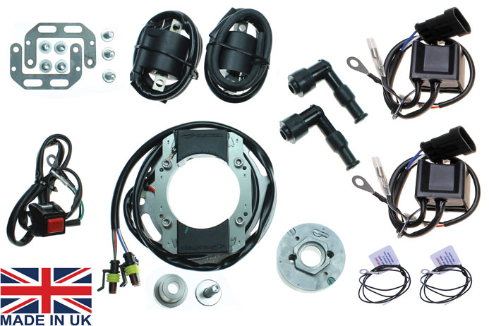STATOR KIT - STK -250 SUZUKI GT250, T20, TR250, T500, T500R Race gyújtó rendszer