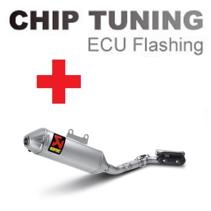 Suzuki RM-Z 250 2010-2018 nagyteljesítményű ECU Flash Tuning + Akrapovic S-S2Met5-BNTA (3. szakasz)