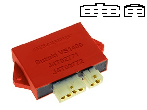 Suzuki VS1400 betolakodó VX51L gyújtógátlási modul CDI TCI Box J4T02771 J4T02772 (8 + 4 csapcsatlakozók)