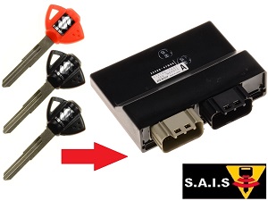 Suzuki 3X SAIS kulcsprogramozás →motorkerékpár -ECU