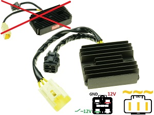 Carr694 -TGB TGB 300XL nagy - MOSFET feszültségszabályozó egyenirányító