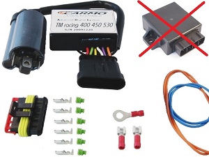 Javított TM Racing 400 450 530 660 gyújtó gyújtás modul CDI TCI doboz