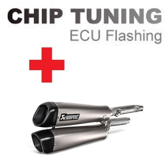 Triumph Scrambler 1200 2019-2020 nagyteljesítményű ECU Flash Tuning+Akrapovic S-T12SO3-HCQT (3. szakasz)