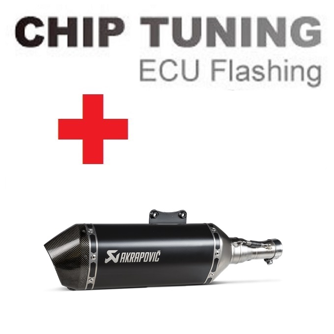Vespa Primavera / Sprint 125E EN 150E 3V 2021-2022 nagyteljesítményű ECU Flash Tuning+Akrapovic S-VE125SO3-HZBL (3. szakasz)