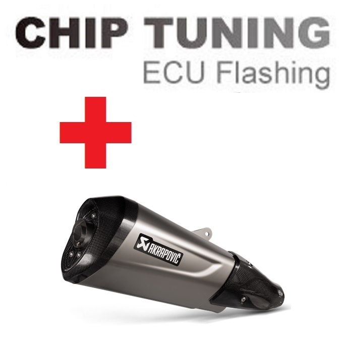 Vespa GTS 300 2021-Today nagyteljesítményű ECU Flash Tuning+Akrapovic S-VE3SH1-ZDFSS (3. szakasz)