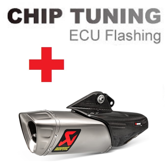 Yamaha R1 2015-Today nagyteljesítményű ECU Flash Tuning + Akrapovic S-Y10SO18-HAPLT (3. szakasz)