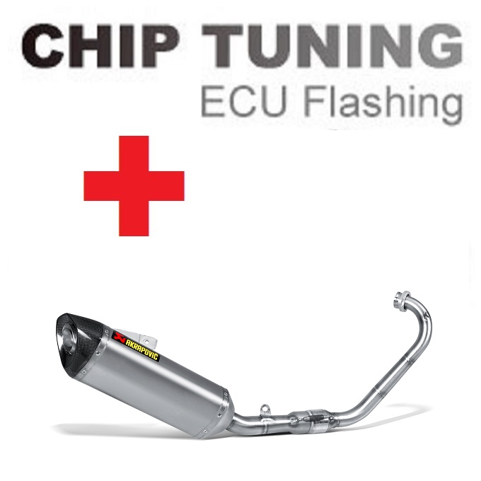 Yamaha MT-125 2014-2019 nagyteljesítményű ECU Flash Tuning + Akrapovic S-Y125R4-HRT (3. szakasz)