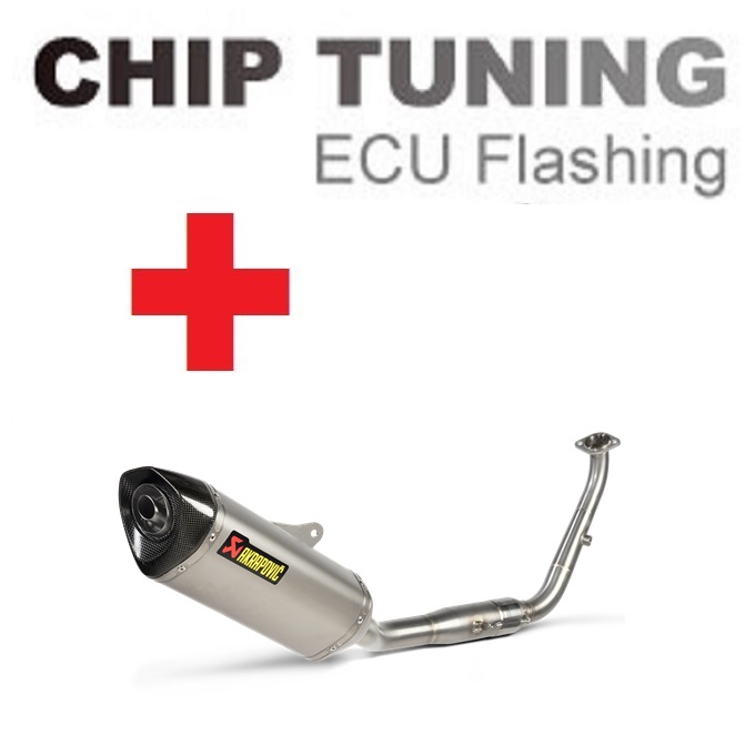 Yamaha R125 / MT-125 2021-Today nagyteljesítményű ECU Flash Tuning + Akrapovic S-Y125R8-HZT (3. szakasz)