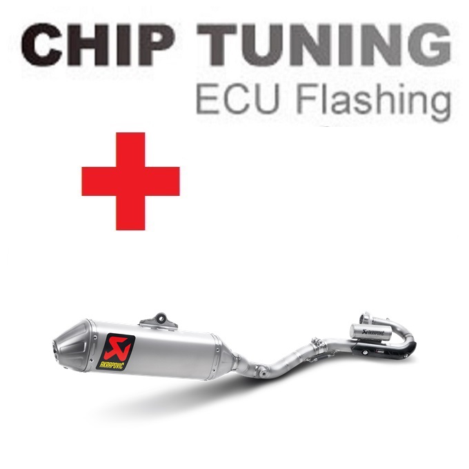 YAMAHA YZ 250 F / FX 2010-2013 nagyteljesítményű ECU Flash Tuning + Akrapovic S-Y2Met12-BNTA (3. szakasz)