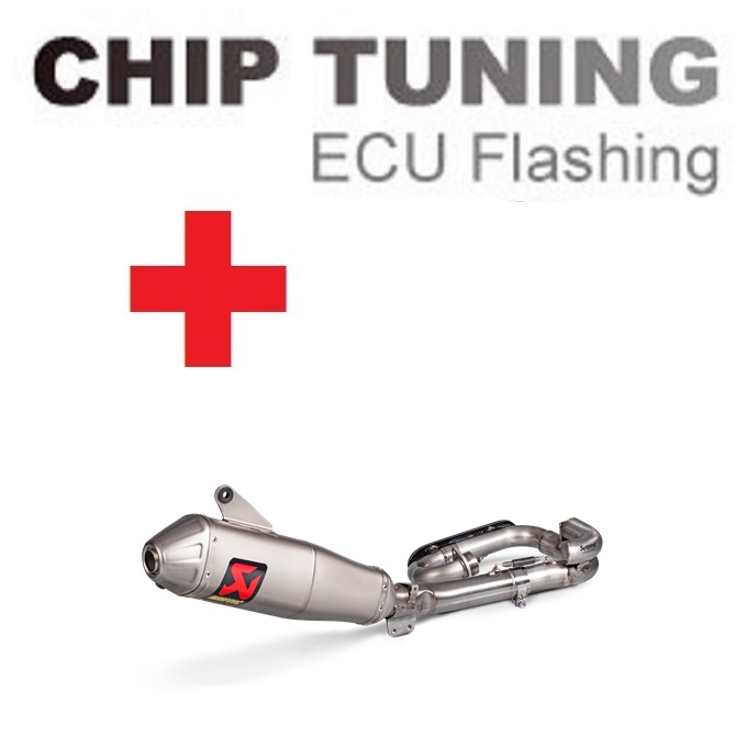 Yamaha WR 250 F / YZ 250 F / FX 2014-2018 nagyteljesítményű ECU Flash Tuning+Akrapovic S-Y2Met14-Cibnta (3. szakasz)