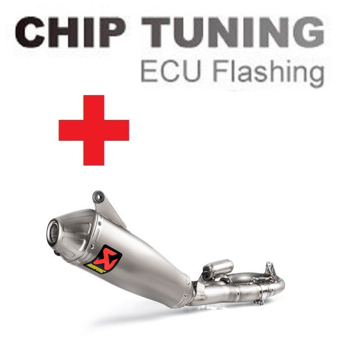 Yamaha WR 250 F / YZ 250 F / FX 2019-2020 nagyteljesítményű ECU Flash Tuning + Akrapovic S-Y2Met15-CIBNTA (3. szakasz)