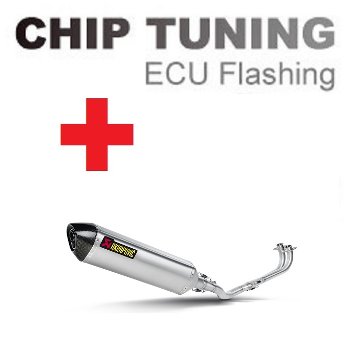 Yamaha T-Max 2008-2016 Nagyteljesítményű ECU Flash Tuning + Akrapovic S-Y5R2-RT (3. szakasz)