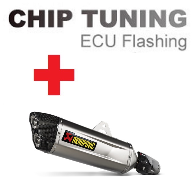 Yamaha Ténéré 700 2019-Today nagyteljesítményű ECU Flash Tuning + Akrapovic S-Y7SO3-HGJT (3. szakasz)
