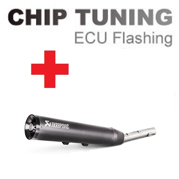 Yamaha SCR950 2017-2020 nagyteljesítményű ECU flash hangolás + Akrapovic S-Y9SO4-HBBOSSBL/1 (3. szakasz)