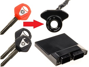 Yamaha 3X kulcsprogramozás →motorkerékpár -ecu + indító gyűrű
