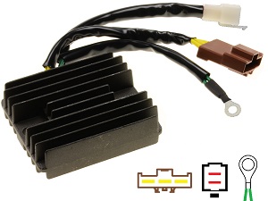 Carr9714 -KTM - MOSFET feszültségszabályozó egyenirányító (SH541SA, Baja JG402003)