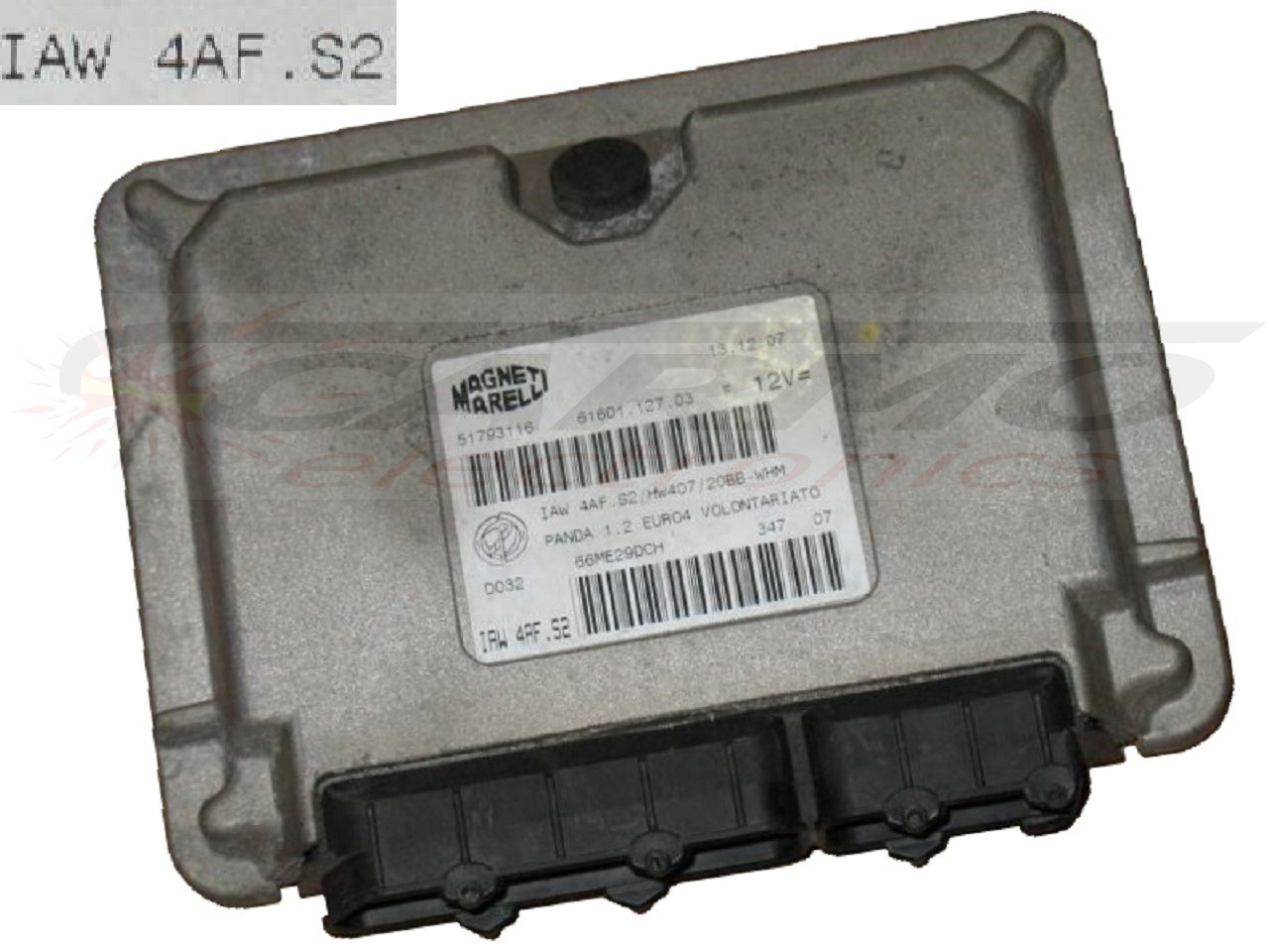 Fiat Panda 1.2 8 V befecskendezés ECU ECM CDI Black Box Computer Brain (IAW4AF.S2, IAW 4AF.S2, IAW 4AF.SP)