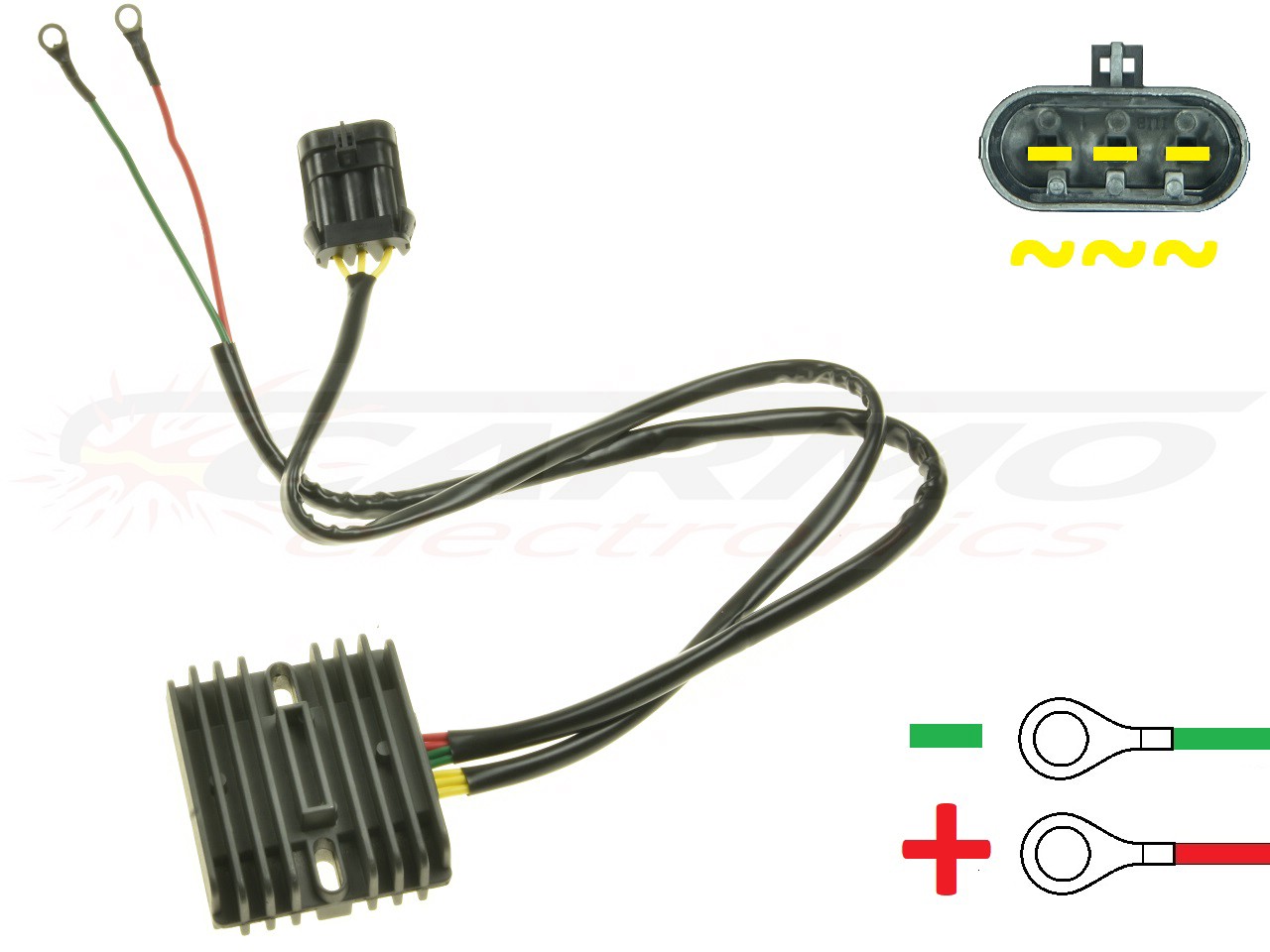 Carr 694 -PO - Polaris Sportsman RZR MOSFET feszültségszabályozó egyenirányító (4014029, 4015229, 4013247, 4013904) - Kattintásra bezárul