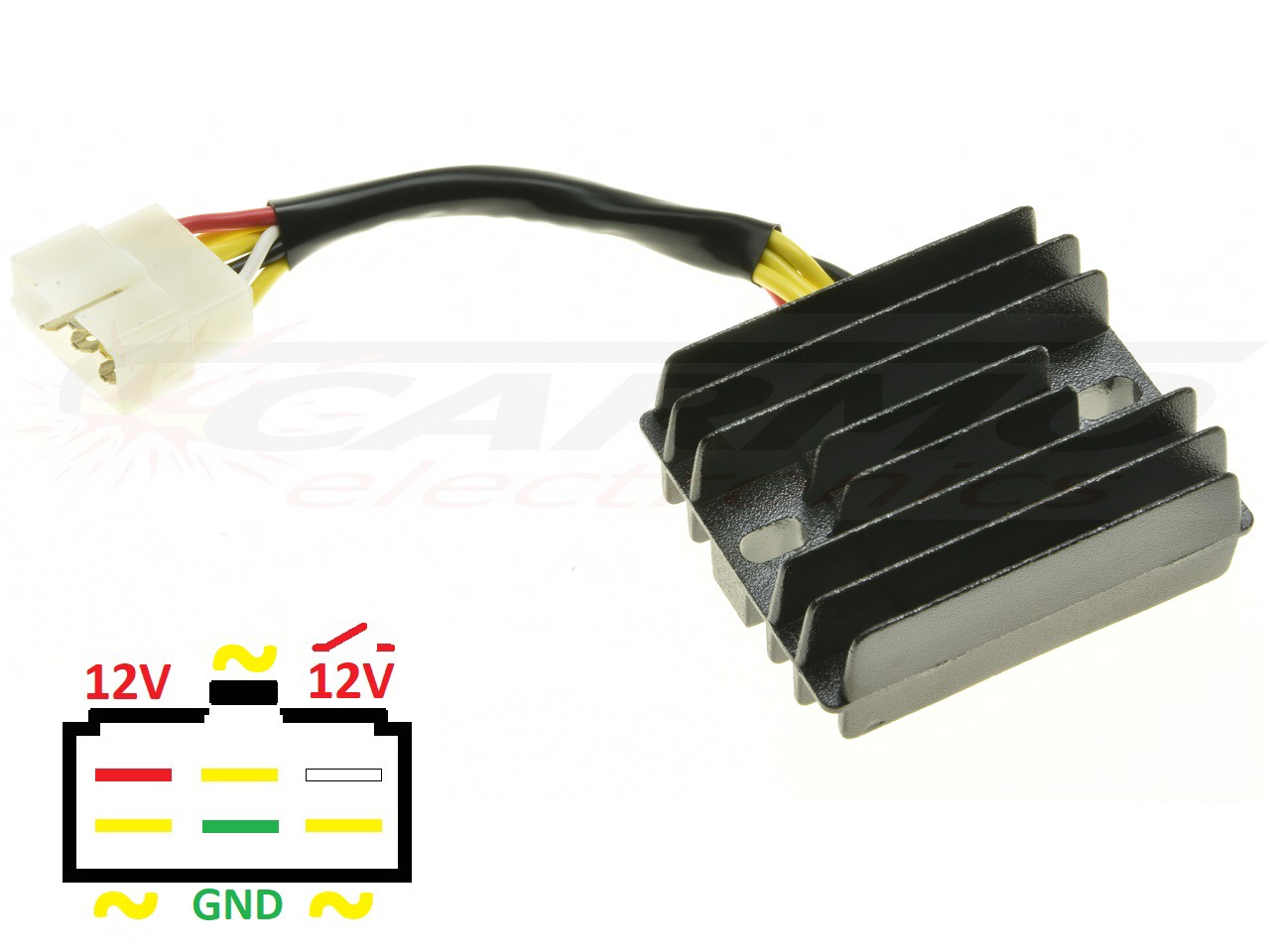 Carr201 -yy - MOSFET Benzhou Quantum YY125 YY 125 feszültségszabályozó egyenirányító (LH0909) - Kattintásra bezárul