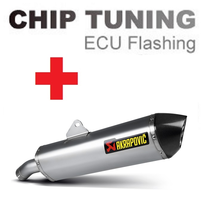 BMW F800GT / F800R 2009-2016 nagyteljesítményű ECU flash hangolás + Akrapovic S-B8SO4-HRT (3. szakasz) - Kattintásra bezárul