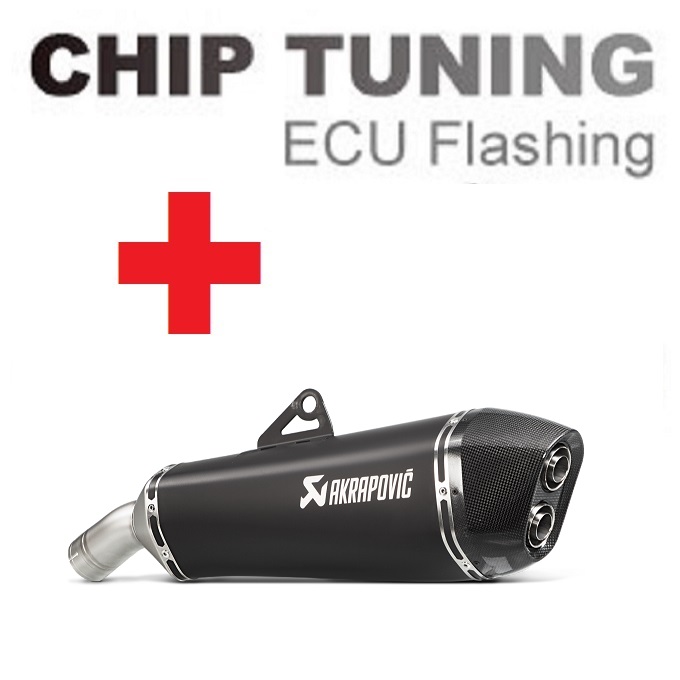 BMW F800GT / F800R 2009-2023 Nagyteljesítményű ECU flash hangolás + Akrapovic S-B8SO7-HZAABL (3. szakasz) - Kattintásra bezárul
