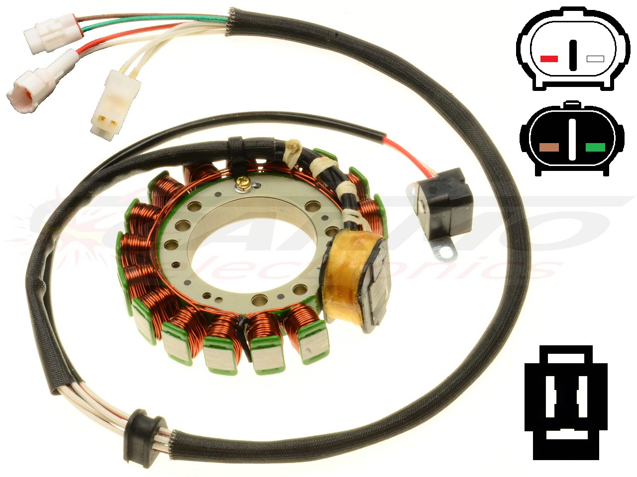 Carg4351-w stator yamaha yfm350 yfm400 Moto-4 Big Bear Kodiak Warrior Moto-4 350cc 400cc - Kattintásra bezárul