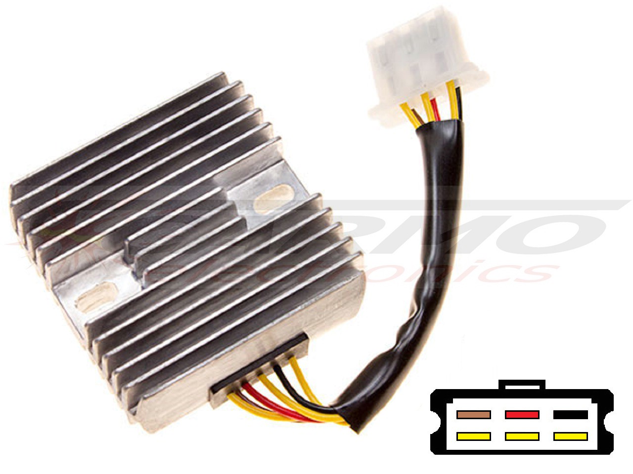 Carr141 Kawasaki MOSFET feszültségszabályozó egyenirányító (Sh530-12, Sh532-12, Shindengen) - Kattintásra bezárul