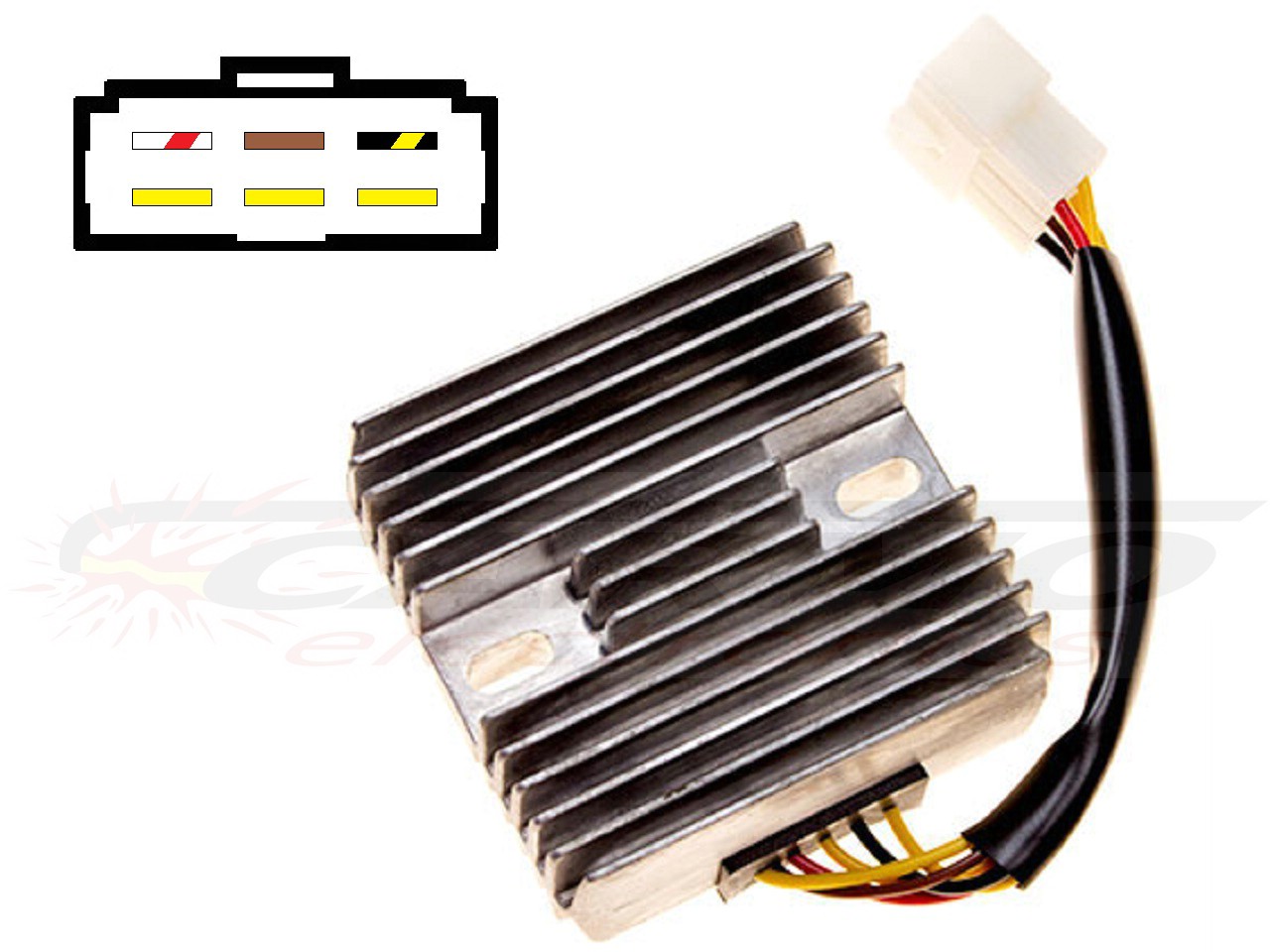 Carr204-ER5 Kawasaki Zephyr ER5 MOSFET feszültségszabályozó rektiver - Kattintásra bezárul
