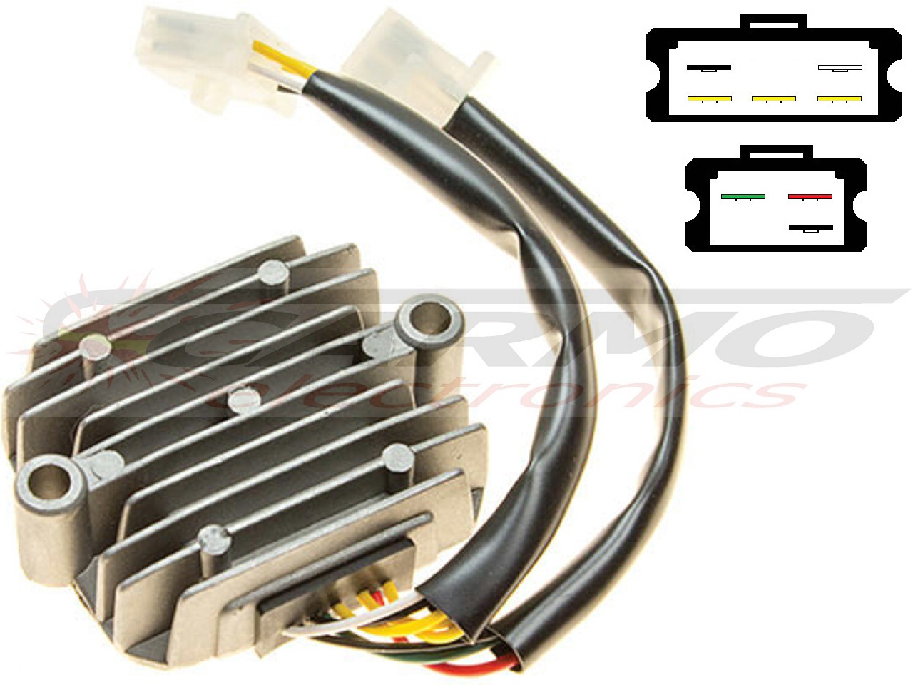 CARR191-Honda CB CBX MOSFET feszültségszabályozó egyenirányító (SH236-12, SH236A-12, SH255A-12) - Kattintásra bezárul