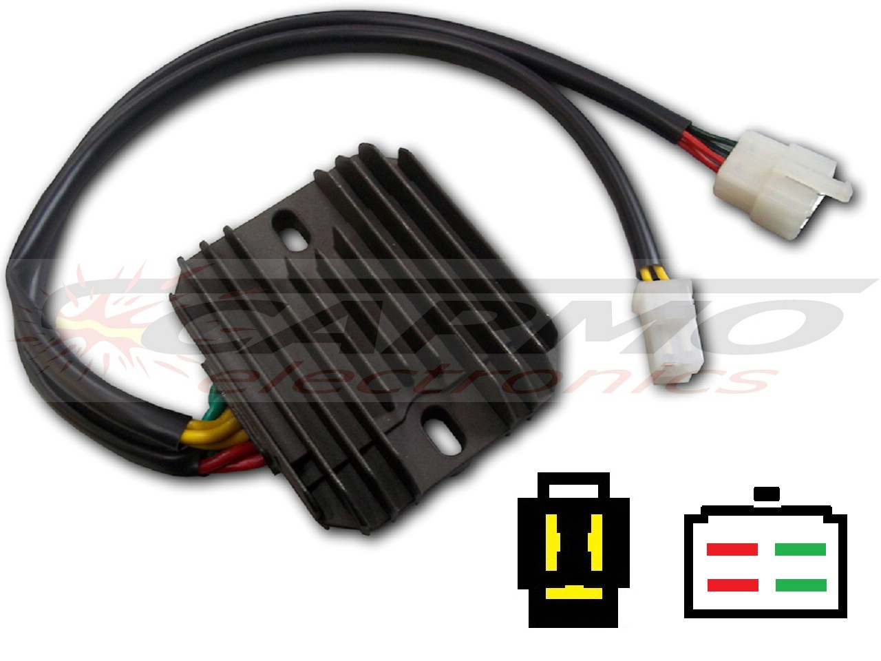 Carr251 - Honda Yamaha MOSFET feszültségszabályozó egyenirányító - Kattintásra bezárul