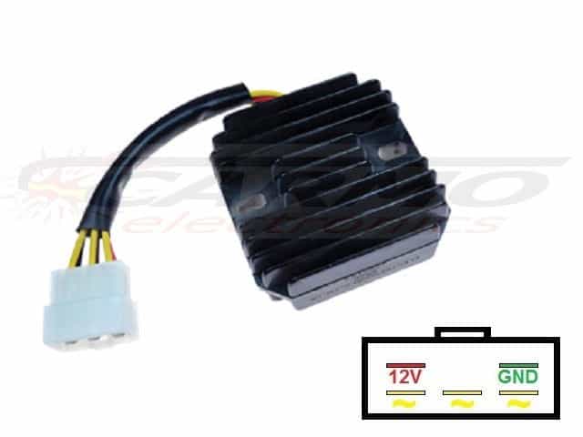 Carr261 - Kawasaki Yamaha MOSFET feszültségszabályozó egyenirányító - Kattintásra bezárul