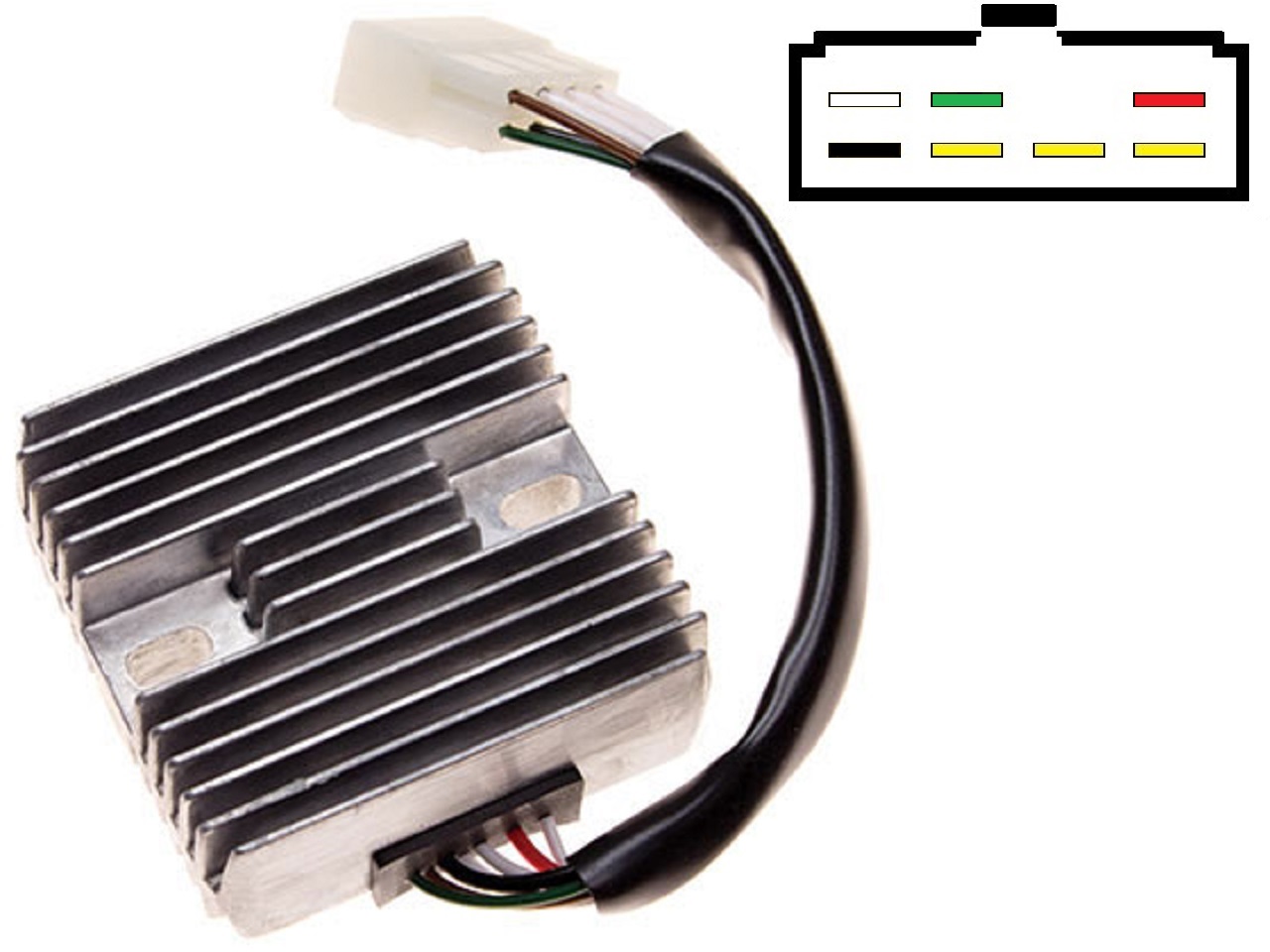 Carr321-Yamaha XS XJ MOSFET feszültségszabályozó egyenirányító (4H7-501.K2, 4H7-501.L3, S8534A) - Kattintásra bezárul