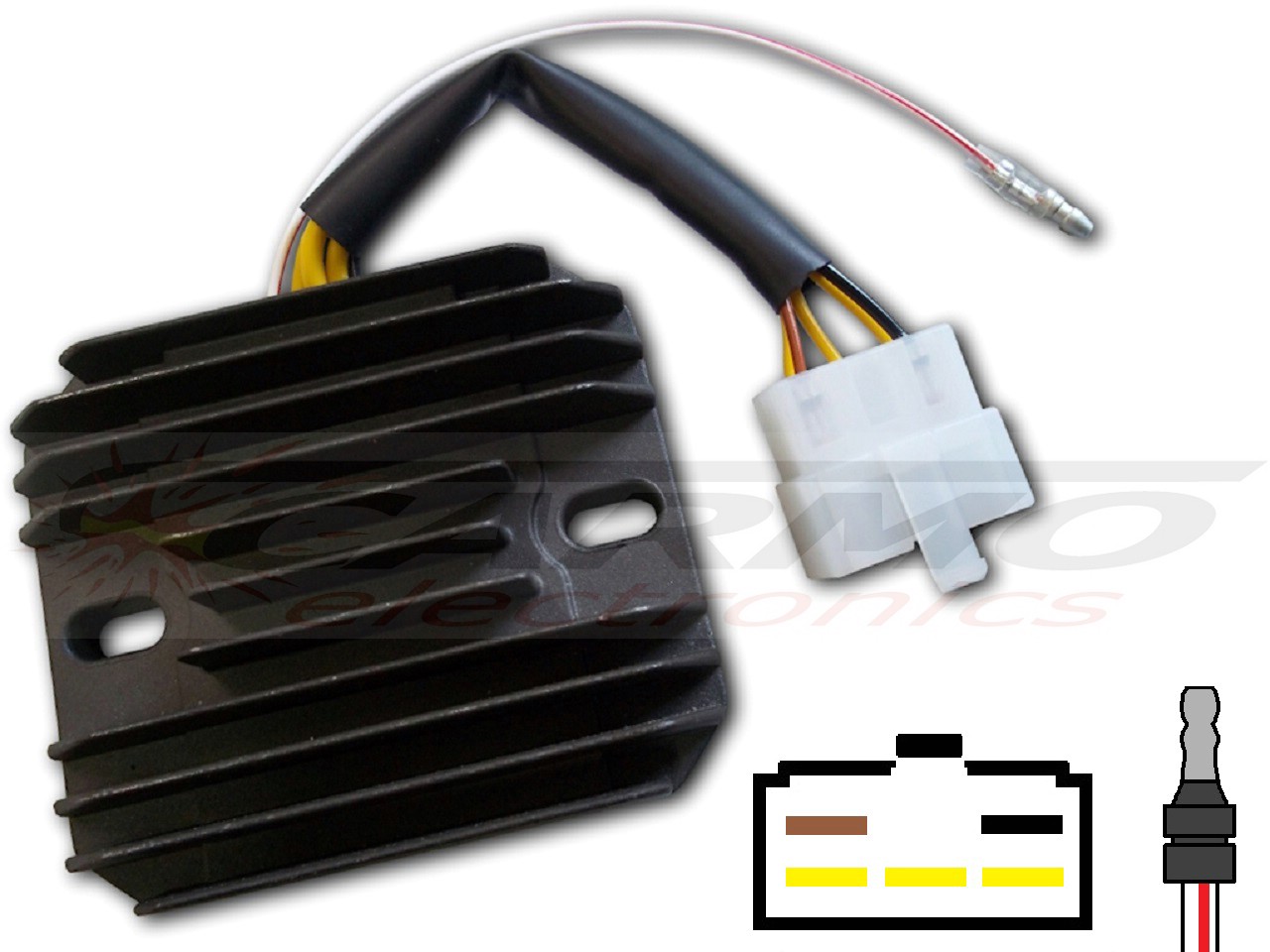 Carr371 - Kawasaki Kz Z MOSFET feszültségszabályozó egyenirányító - Kattintásra bezárul