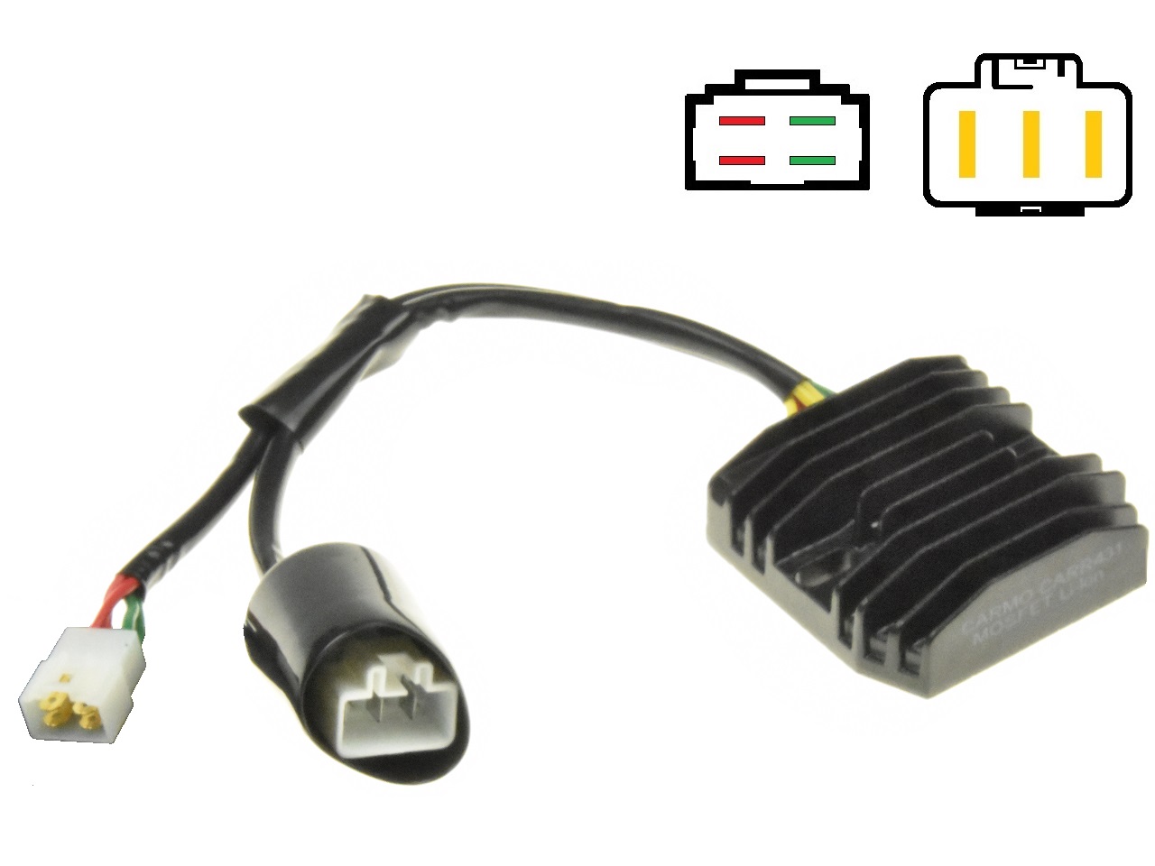 Carr431-675-Triumph Daytona 675 675R 2006-2020 MOSFET feszültségszabályozó egyenirányító LI SH820AD - Kattintásra bezárul