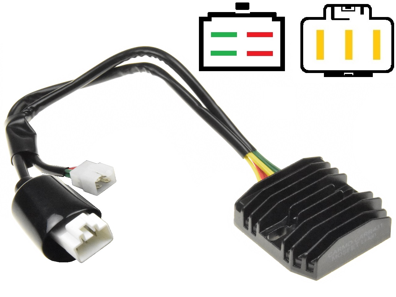 Carr431 - Honda CBR600RR CBR929RR FIREBLADE CB900F HORNET ARVERIA 850 Mana MOSFET feszültségszabályozó egyenirányító - Kattintásra bezárul