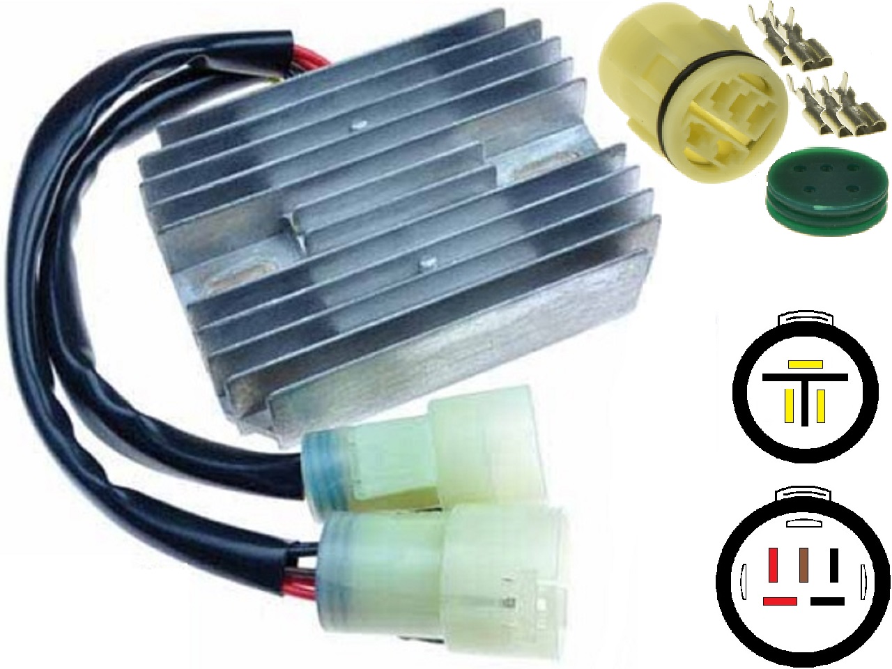 Carr441-Kawasaki ZX MOSFET feszültségszabályozó egyenirányító (SH689-12, 21066-1119) - Kattintásra bezárul