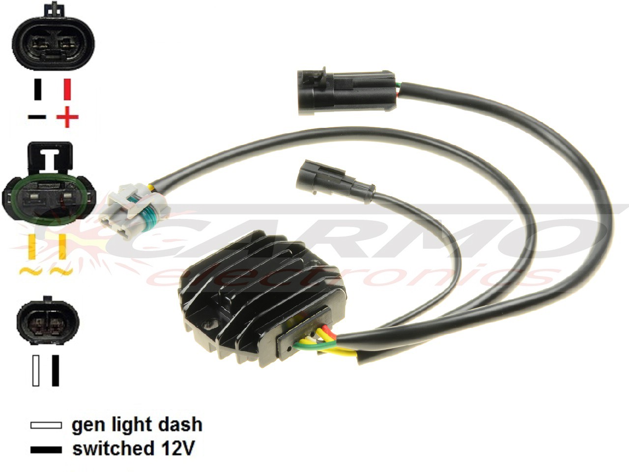 Carr504 - Ducati ST2 MOSFET feszültségszabályozó egyenirányító - Kattintásra bezárul