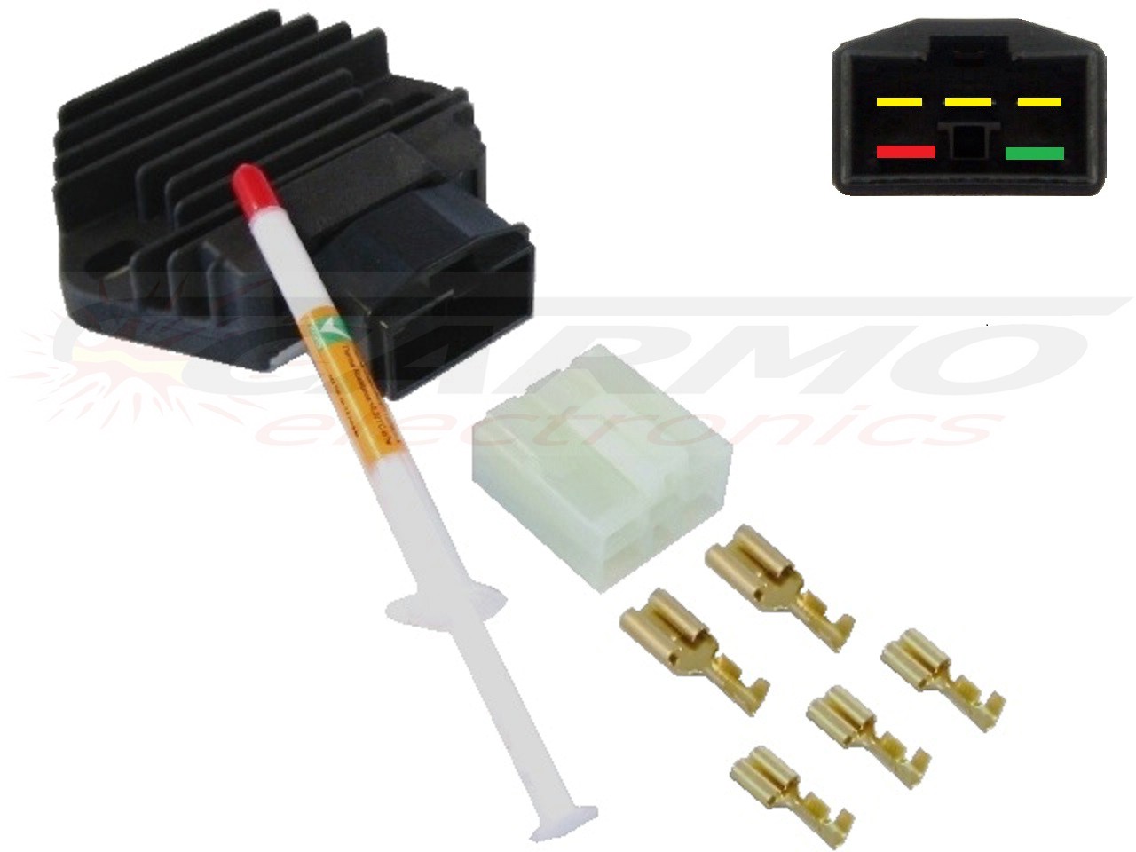 Carr581 + Contra + Paste Honda MOSFET feszültségszabályozó egyenirányító - Kattintásra bezárul