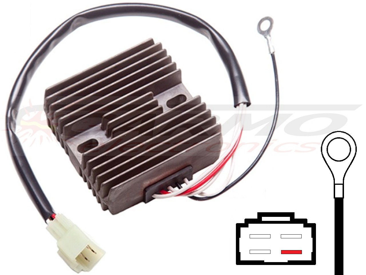 Carr984 -Li Yamaha MOSFET feszültségszabályozó -egyenirányító - lítium -ion - Kattintásra bezárul