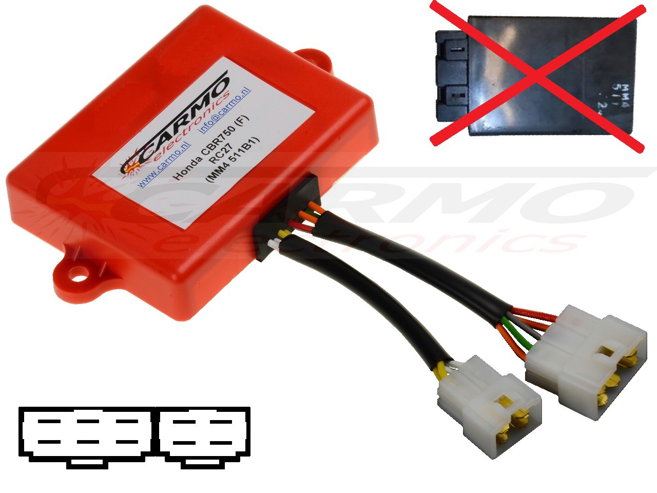 HONDA CBR750 CBR750F IGLITITION MODUL CDI TCI Box (MM4, 511B1) - Kattintásra bezárul